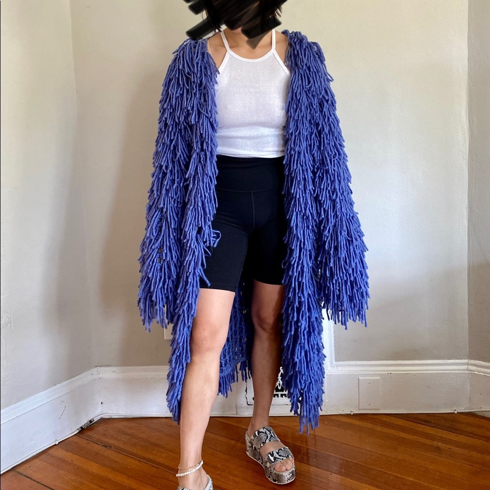 ❌ SOLD || Nasty Gal Oversized Periwinkle Sweater